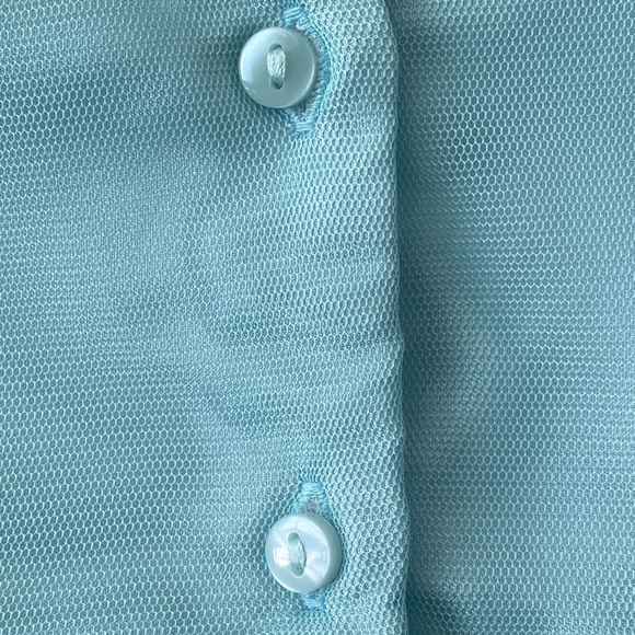 H&M Embroidered Tulle Dress Size 4-6 mon - Picture 7 of 9